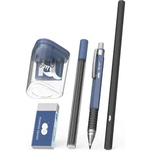 2.0mm Mechanical cil Set, 5 count, HB cil, Eraser, Sharer, Drawing Mechanical cils