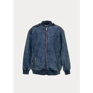 Indigo Bomber Jacket