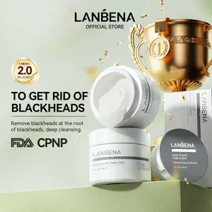 LANBENA 2.0 Blackhead Remover Nose Plants Pore Strips Deep Cleansing Peel Off Mask 60Pcs for Pore Health & Blackhead Removal with Aloe Vera & Hyaluronic Acid 30g (Updated version in circulation)mother's gift summervibes