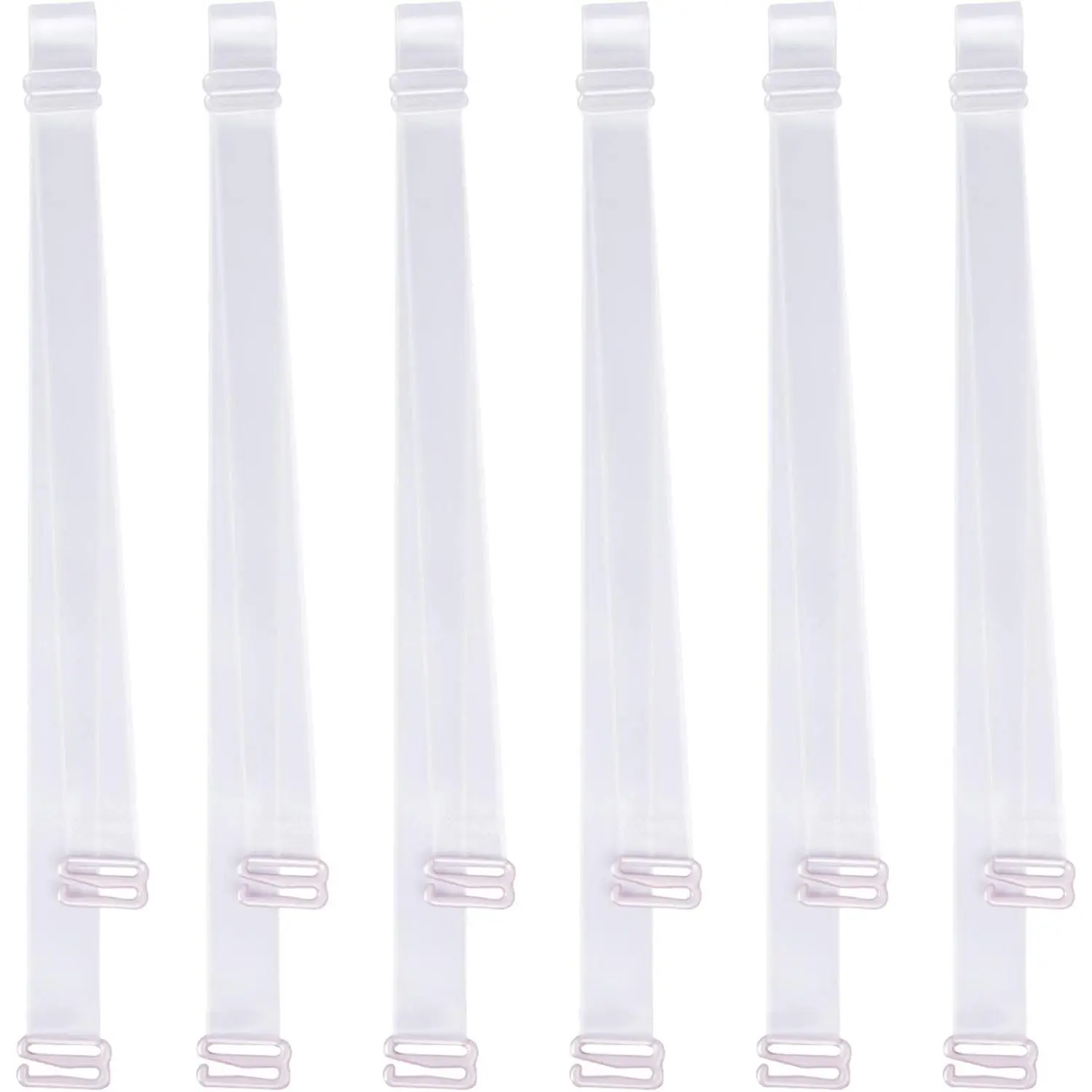 Clear Bra Straps, 3-Pairs Invisible Non-Slip Adjustable Bra Straps for Strapless Bra Womenswear