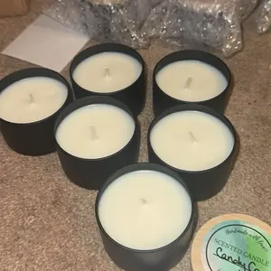 Real Eternal Flame Candles-Candy Cane