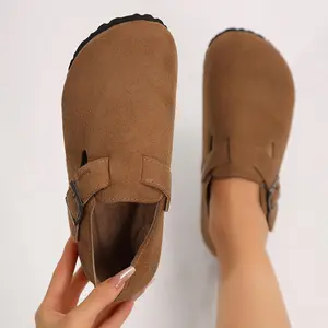 Women's Retro Artistic All-inclusive Slip-Ons for Outdoor Wear Comfortable Cork Casual Shoes Women's Retro Artistic All-inclusive Slip-Ons for Outdoor Wear Comfortable Cork Casual Shoes