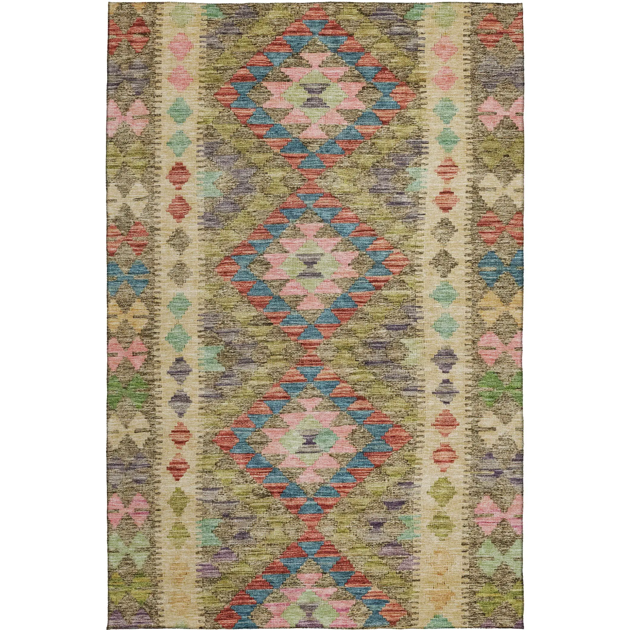 Dalyn Rugs Solace SL13 Green transitional Machine Made Rug