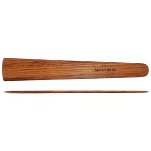 Earlywood Medium Flat Sauté Wooden Spatula for Nonstick Pans Kitchen Utensils