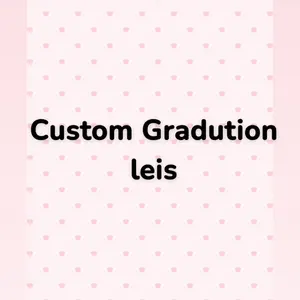 Custom Graduation  Lei - Personalized Handmade with High-Quality Ribbon