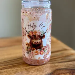 16 oz Acrylic Snow Globe Tumblr - Design on live