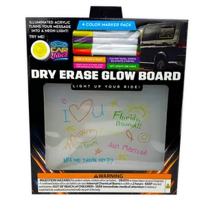 Dry Erase Window Glow Board with Markers