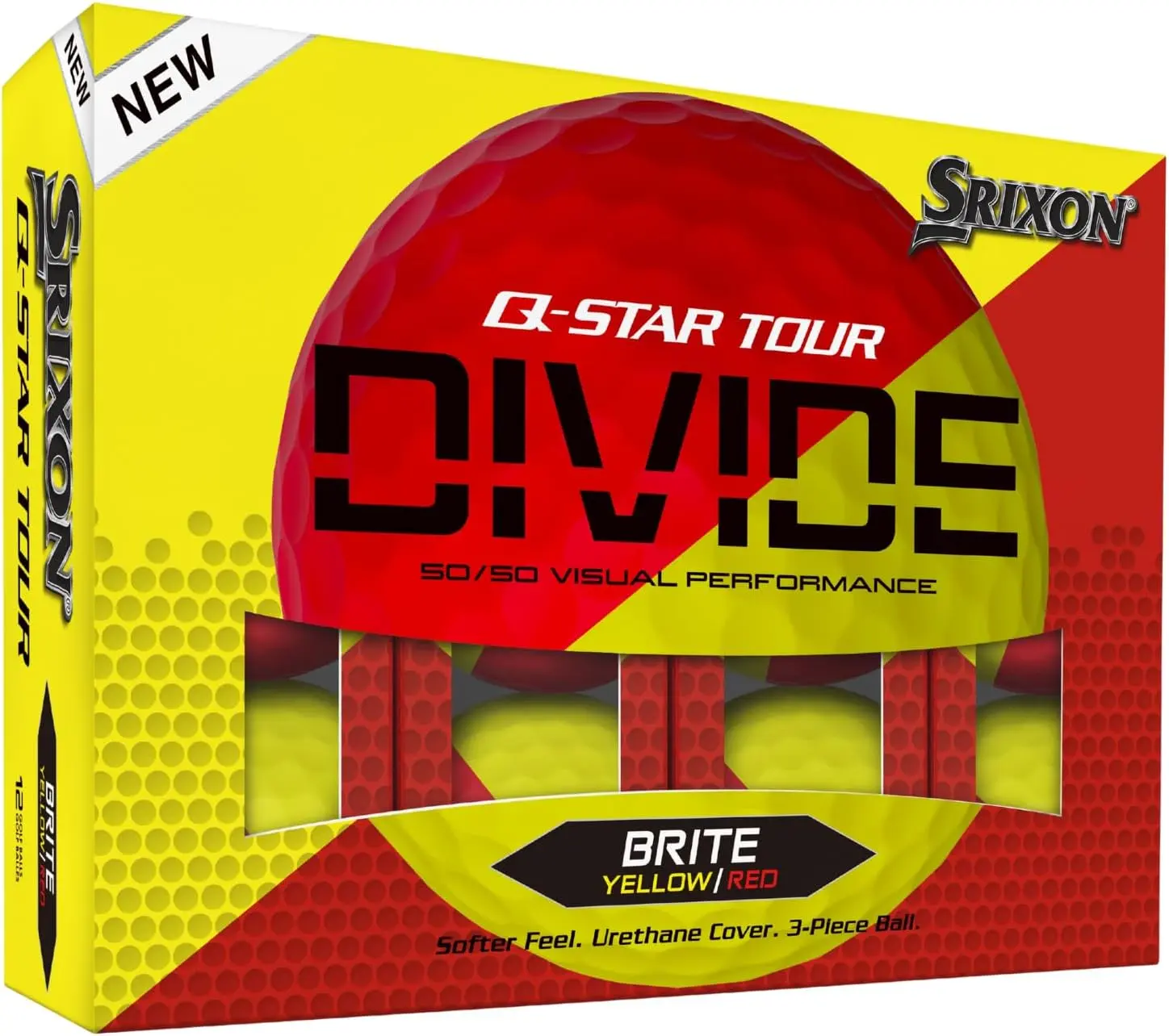 Srixon Q-Star Tour Divide Golf Balls (Previous Model)