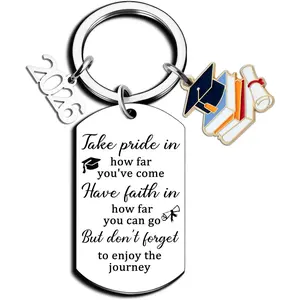 Class of 2026 Gifts Graduation Gifts for Him Her Graduation Decorations 2026 Keychain College Gift for Women Men University Middle High School Grad Student Nurse Daughter Son Masters Degree Jewelry