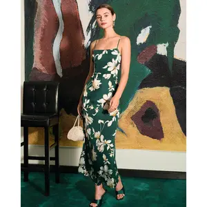 The Floral Slit Maxi Dress