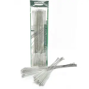 20PCS Straw Cleaner Brush Kit, 8mm-10.6 inch Straw Brushes for Water Bottle Sippy Cup, Glass Straw, Pipe, Tube, Filter Cleaning, Also works as Sink Drain Hair Remover