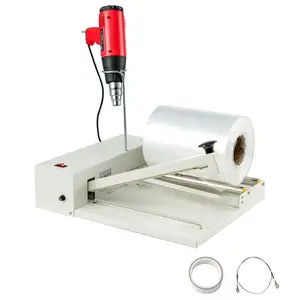 Spring new arrivals 12" Shrink Wrap Sealer? 450W I-Bar Shrink Wrap Machine, Wrap Sealer with Heat Gun and Shrink Film Suit for PVC POF Film