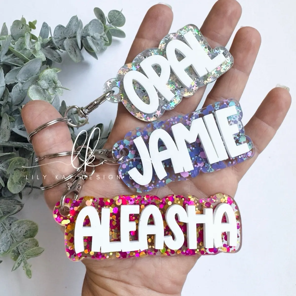 Custom Name Bag Tag | Acrylic Keychain | Personalized Backpack Tag | Diaper Bag Tag | Cheer Keychain | Back-to-School | New Mom Gift