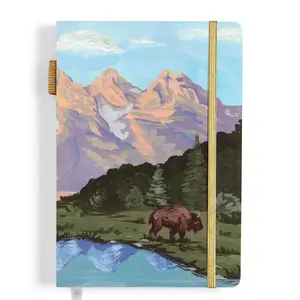 Mountain Lined Journal – Nature Notebook with Scenic Landscape Cover