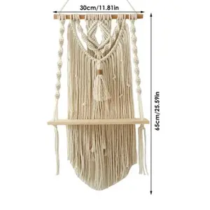 Macrame shelf