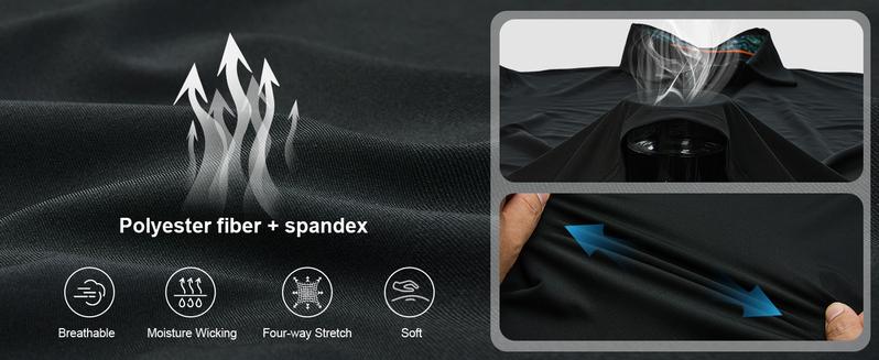 3-Pack Men’s Polo Shirts – Soft Breathable Cotton, Comfortable Short Sleeve Casual Fit, Classic Collared Polo Shirts for Work, Golf, Travel & Everyday Wear