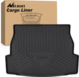 Nilight Custom Cargo Mats for Toyota RAV4 2019-2024, All-Weather Heavy-Duty Car Floor Mats, Black Cargo Liner Protector, Floor Mats For Car