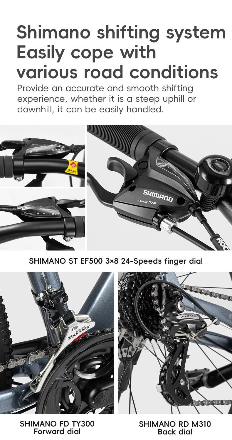 ROCKBROS MT200 Hardtail Mountain Bike - Sports & Outdoor Leisure Cycling Equipment