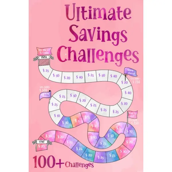 Ultimate Savings Challenges Book: Unique and Interactive Money Saving Challenge Book with Variety of Saving Challenges from $50 to $20000