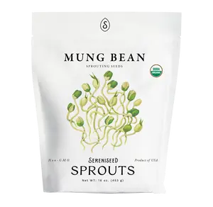 Organic Mung Bean Sprouting Seeds (16 ounce)