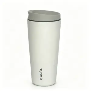 Owala 20oz Solid White Stainless Steel Travel Coffee Cup Insulated Leak-proof Drinkware Flask Mug Tumbler Bottles Portable Bottled