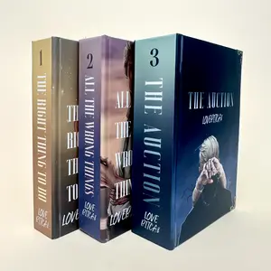 Complete 3-Book Hardcover Set – “The Right Thing To Do”, “All The Wrong Things”, “The Auction” – Aesthetic BookTok Favorites