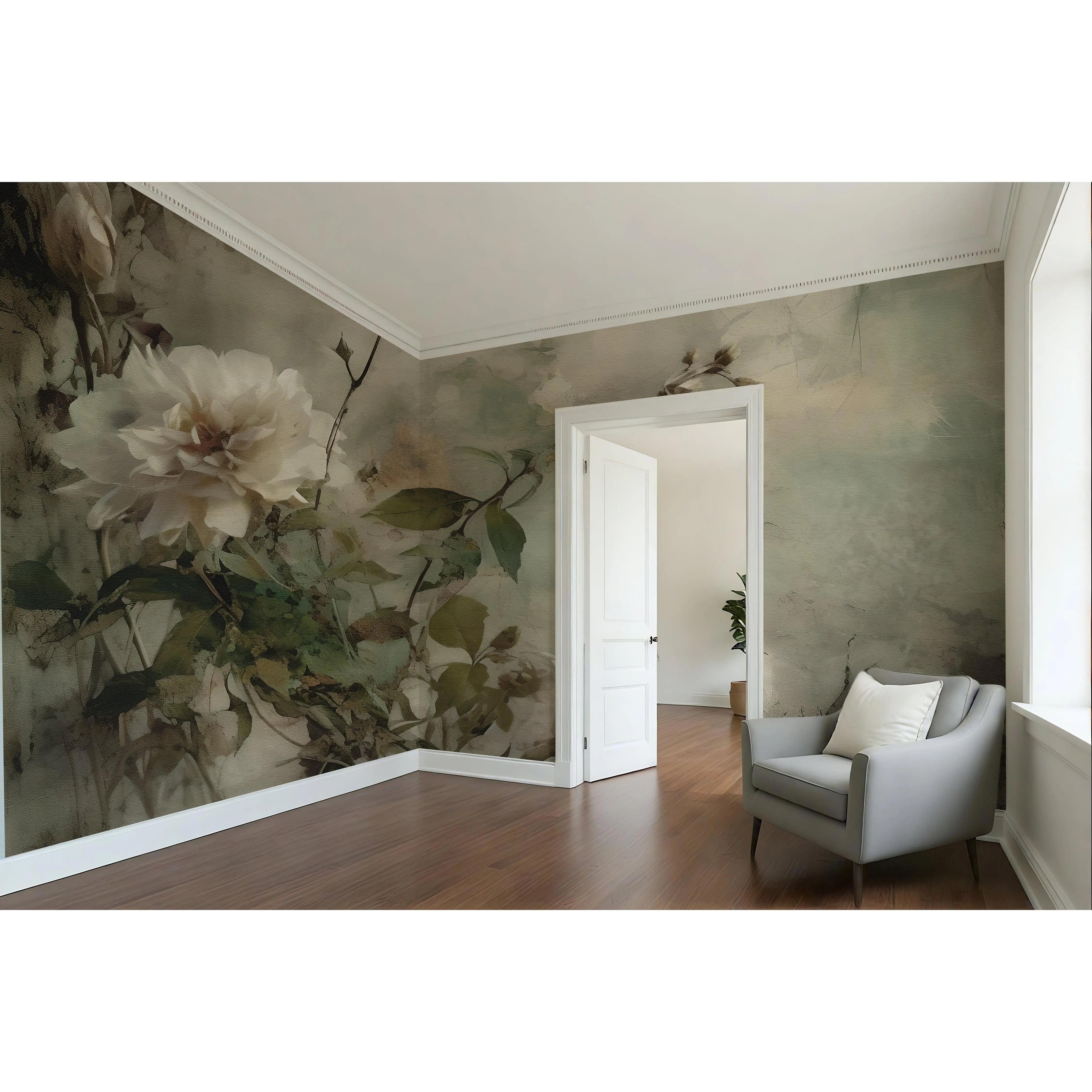 Paper Flowers — Bold Florals Luxury Wallpaper Mural
