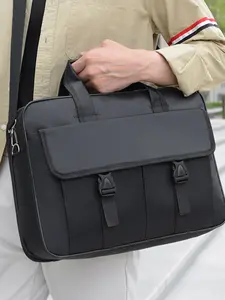 New Fashion Contrast Color Men's Backpack, 26L Large Capacity, Ideal for Students, Business Travelers, Daily Commute, School, Work, Laptop Bag