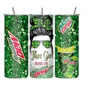 Mt Dew Tumblers - Stylish Portable Reusable Day Tumbler for Mountain Dews with Unique Cup Design for All Seasons - Bottled Drinkware Flasks