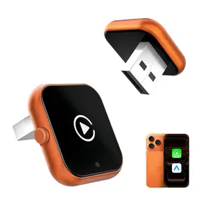 2026 New Function 2-in-1 Wireless CarPlay Adapter, supporting one-click switching between two users, compatible with Apple and Android systems, capable of converting wired to wireless, with fast connection and no delay