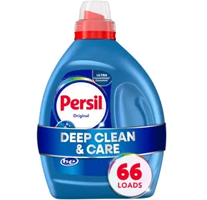 Persil Original Everyday Clean, Liquid Laundry Detergent, High Efficiency (HE), Deep Stain Removal, Ultra Concentrated, 50 fl oz, 66 Loads
