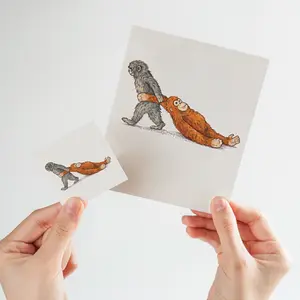 Punch The Monkey Tatoo Sticker