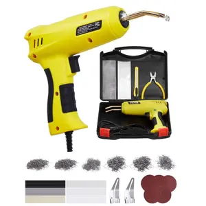 VEVOR Cordless Plastic Welder, 120W Plastic Welding Gun with 400PCS 4 Types Hot Staples, Rechargeable Hot Staple Welding Gun, Plastic Car Bumper Repair Kit for Kayak, Toys, Plastic Crack RepairVEVOR Super Brand Day