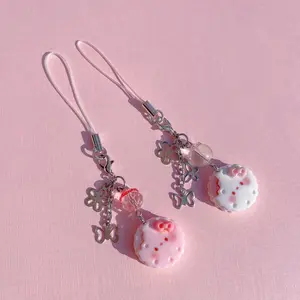 "Meow-caron" Phone Charms