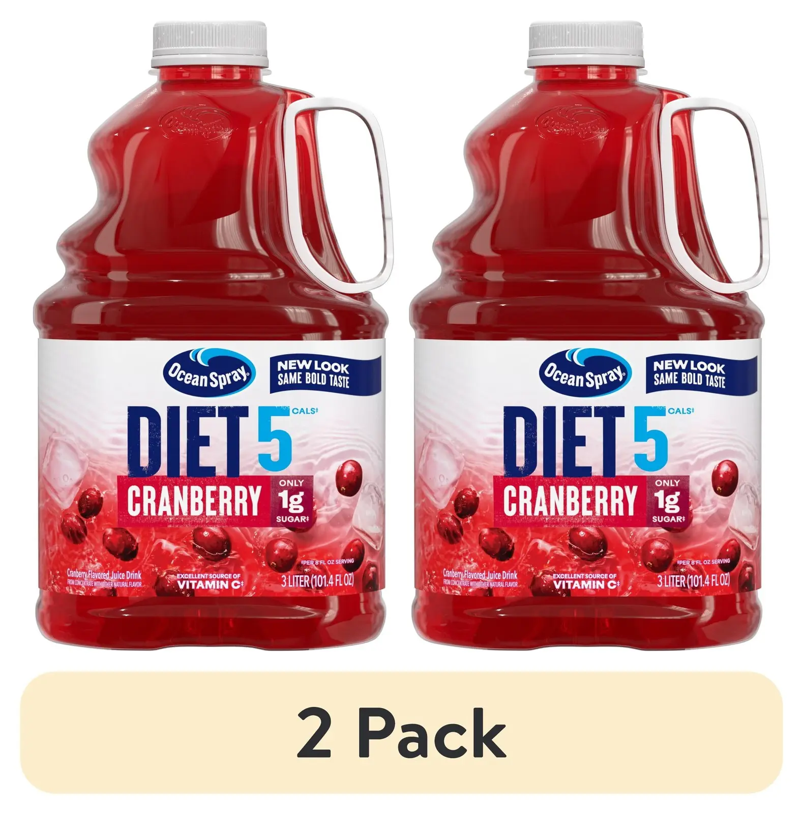 (2 pack)Hot selling quality, Diet Cranberry Juice Drink, 101.4 fl oz Bottle
