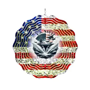 United States Navy Wind Spinner - Navy-Themed Decorative Piece for Outdoor Spaces, Nautical Appeal, Wind Catcher, Perfect for Garden & Patio