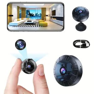 A HD Mini WiFi Surveillance Camera, 2.4G WiFi Surveillance Night Vision Motion Detection Camera, Home Security Monitoring Wide-Angle Detection IP Camera (Excluding SD Card, Need to Be Purchased Separately)