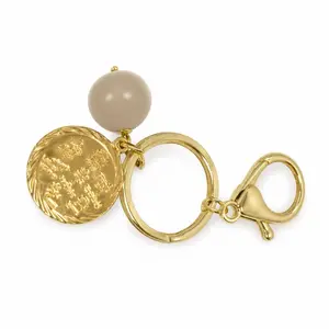 Limited Edition 7-Power Evil Eye Seed Keychain Accessory, Fashion Costume Jewelry Accessory
