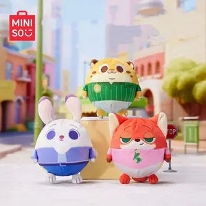 Disney Zootopia Pinch Series Squishy Plush Set – Nick, Judy & Leopard Officer, Q-Bouncy Stress-Relief Toys, Cute Soft Collectibles for Fans | Holiday,