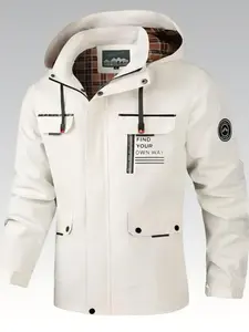 Men's Spring & Fall Jacket, Thin Windbreaker Coat, Hiking and Outdoor Casual Sports Jacket, Lightweight Outerwear for Men
