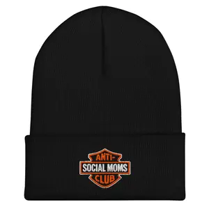 HD Anti Social Moms Club Beanie