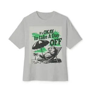 Unisex Modern Oversized Boxy Tee (AirLume Cotton) Shirts Top Fabric Menswear Aesthetic