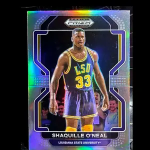 Panini 2022 Prizm Draft Picks Shaquille O'Neal Silver Louisiana State #44 @QI11 Collectible Basketball Card