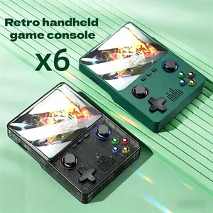 X6 Retro Dual Joystick Handheld Console, Handheld Gaming Console, 3.5 Inch HD Screen, Multiple Games, Compatible with Various Emulators, Perfect for Nostalgia Lovers
