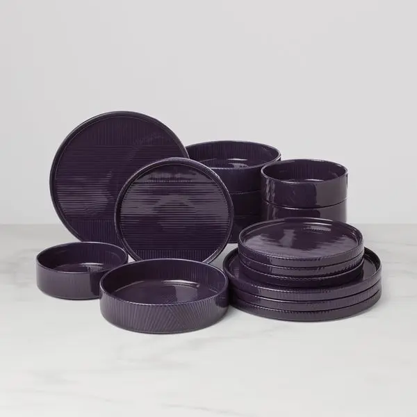Lenox 897948 Modulus Nightshade Dinnerware Set - 16 Piece