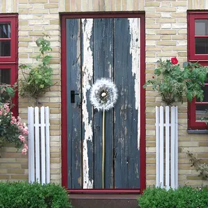 2pcs This dandelion wall sticker uses high-definition printing technology with exquisite and natural patterns, suitable for decorating doors, walls and other scenes. Made of environmentally friendly a