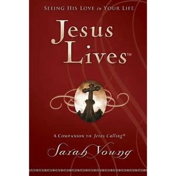 USED Book - Jesus Lives, with Full Scriptures: Seeing His Love in Your Life (a 180-Day Devotional) by Young, Sarah (Hardcover) - english