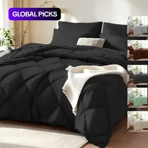 Quilt & Pillowcase Set, Including 1 Count Quilt & 2 Counts Pillowcase without Filler, Soft Comfortable Bedding Set for Home Bedroom, Soft Bedding Sets