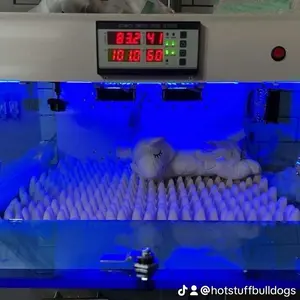 Puppy Safe Incubator white/ purple 24×18