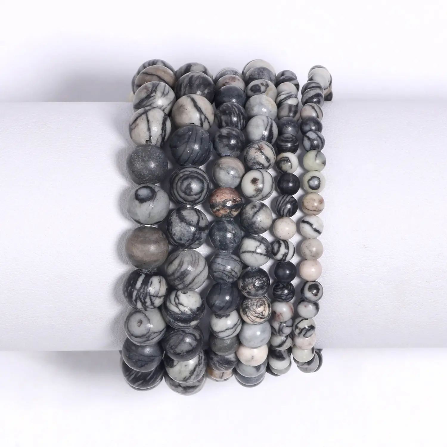 Natural black network bracelet